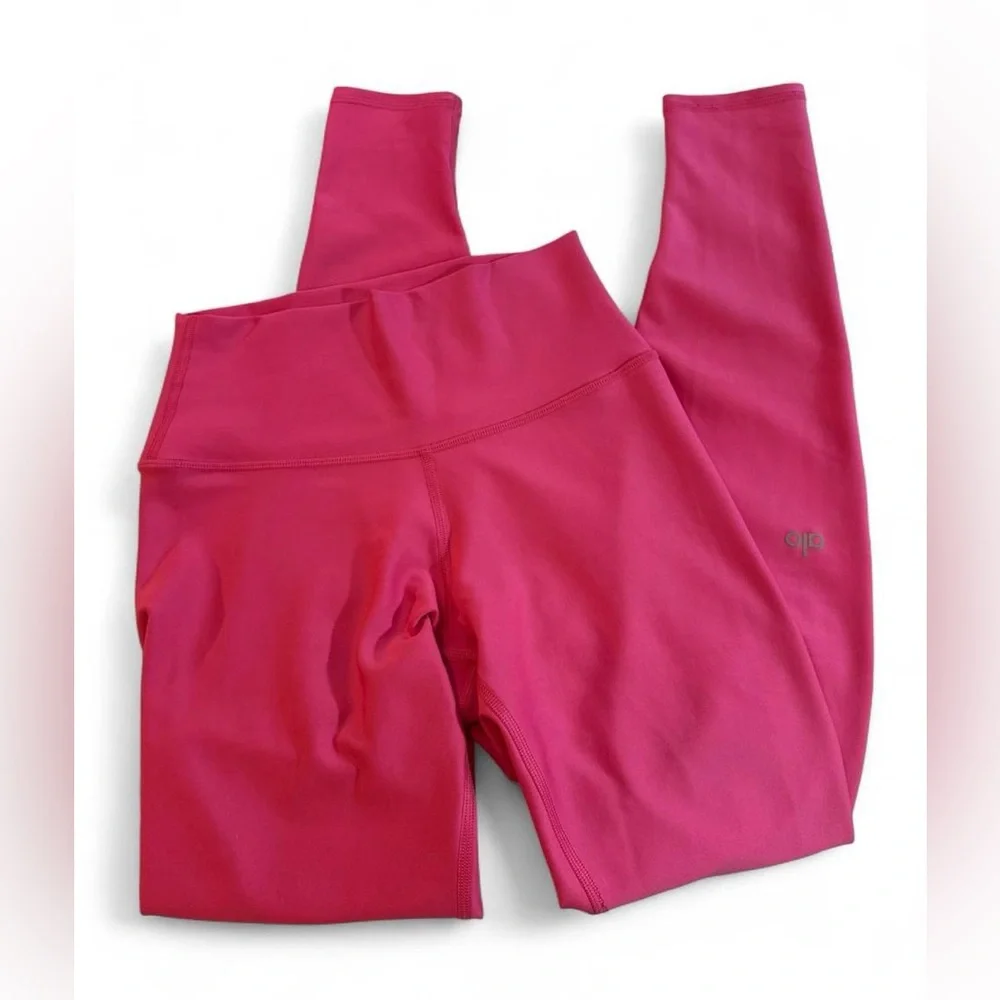 Alo Yoga Airlift High Rise Leggings Pink S 7/8 Sculpt Athleisure
